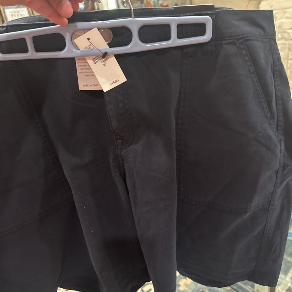 Lane Bryant Navy Bermuda Shorts Size 20
